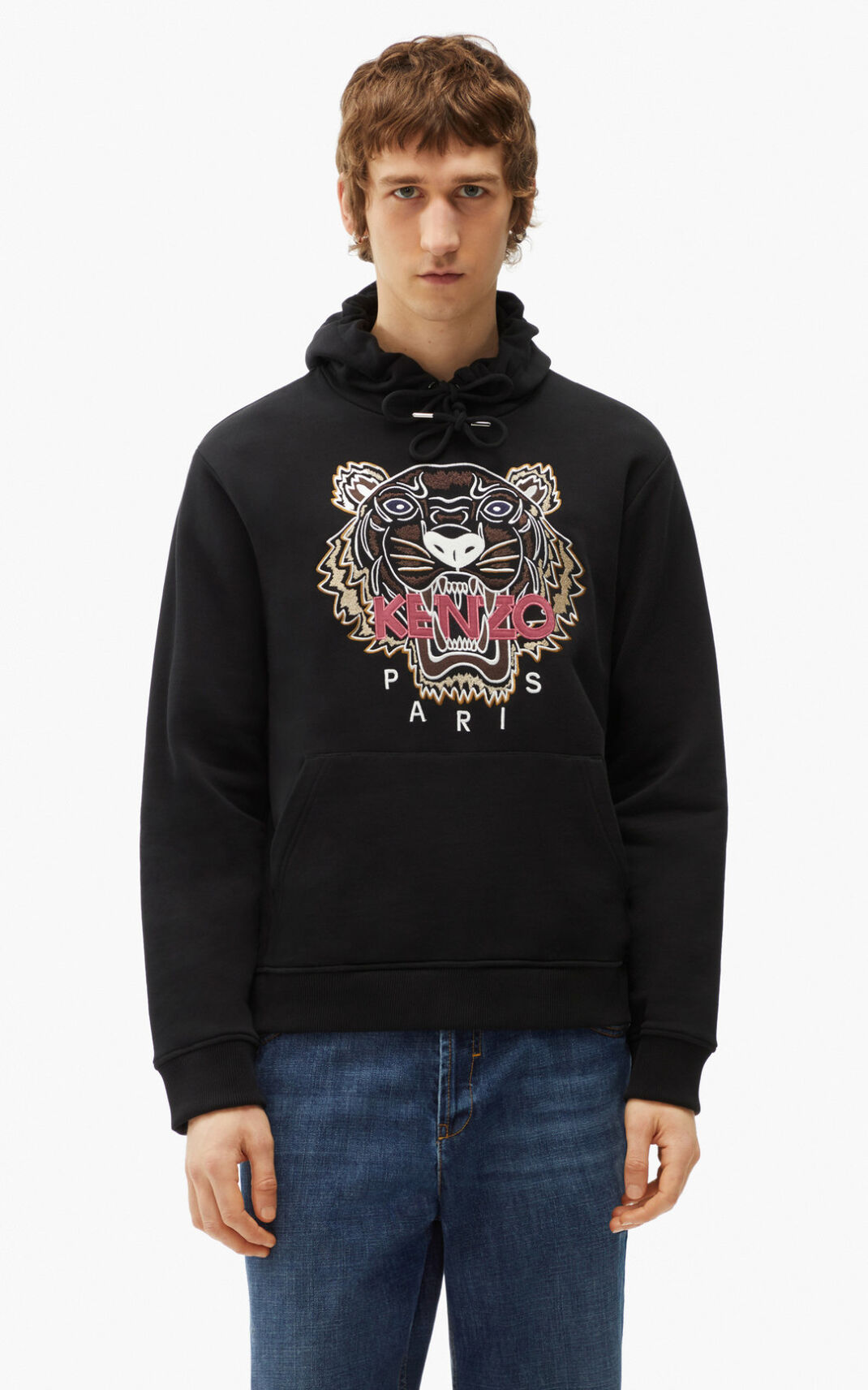 Sudaderas Con Capucha Kenzo Tiger Hombre Negras - SKU.6029677